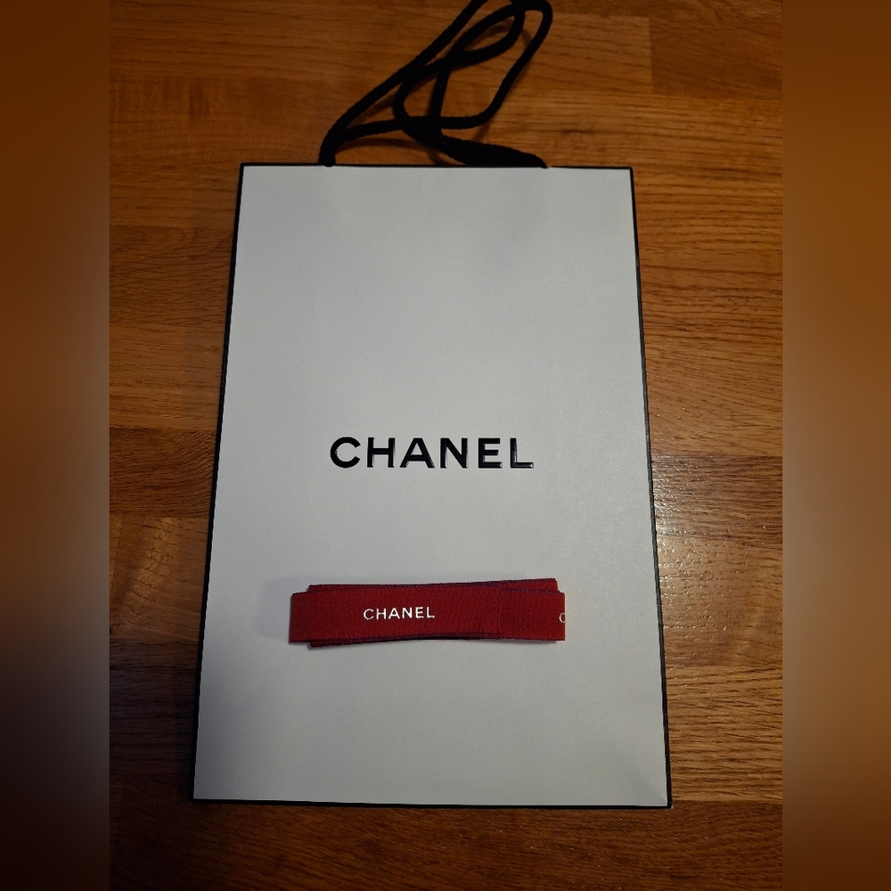 Chanel Gift Bag + Ribbon NWOT